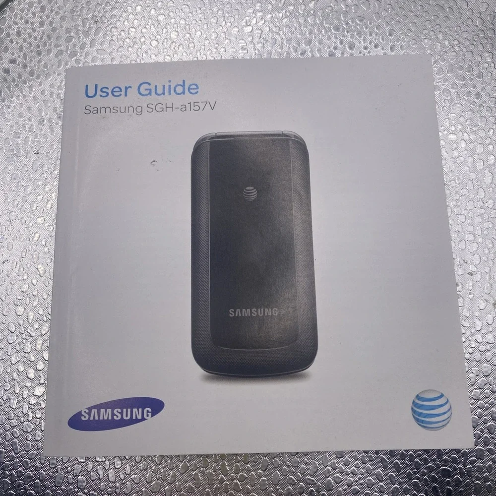 Samsung SGH-A157 / - Black ( AT&T ) Cellular Flip/ Sim Card/ Book
